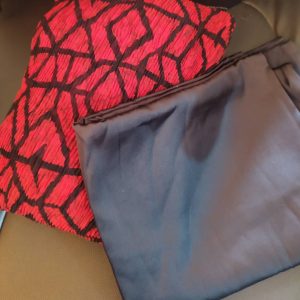 Ensemble mousseline de soie plissesoie uni 4