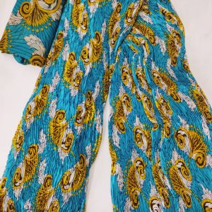 Ensemble soie plisse foulard 2