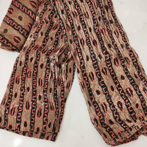Ensemble soie plisse foulard 3