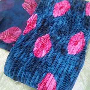Ensemble soie plisse foulard 4