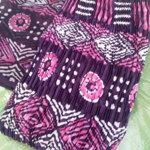 Ensemble soie plisse foulard 6