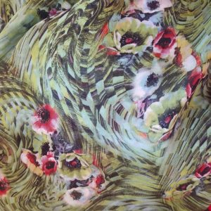 Mousseline de soie fleurie 3