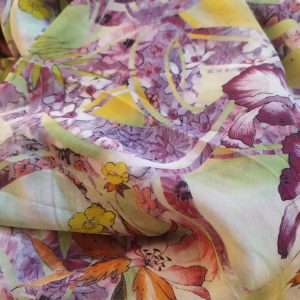 Mousseline de soie fleurie 4