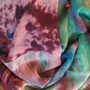 Mousseline de soie multicolore 3