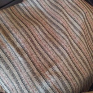 Tissu coton rayures multicolores