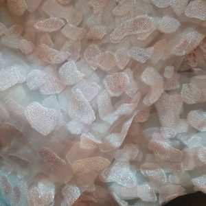 Tissu organza rose clair